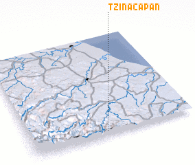 3d view of Tzinacapan