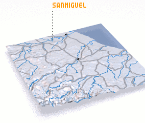 3d view of San Miguel