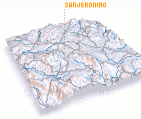 3d view of San Jerónimo