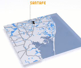 3d view of Santa Fe
