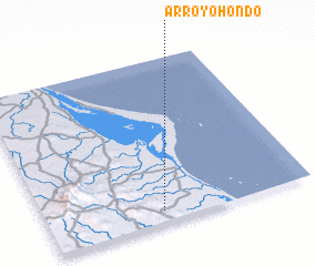 3d view of Arroyo Hondo