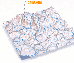 3d view of Río Paloma