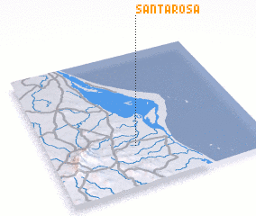 3d view of Santa Rosa