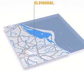 3d view of El Piñonal