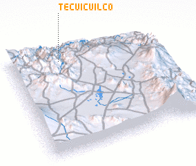 3d view of Tecuicuilco