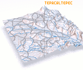 3d view of Tepacaltepec