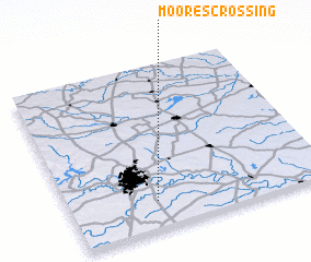 3d view of Moores Crossing