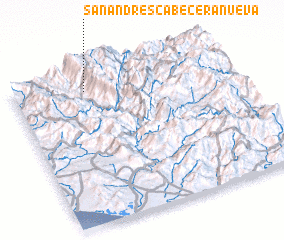 3d view of San Andrés Cabecera Nueva