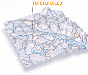 3d view of Tepetlacolco