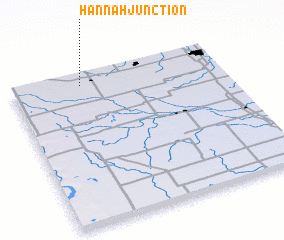 3d view of Hannah Junction