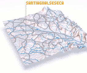 3d view of Santiago Alseseca