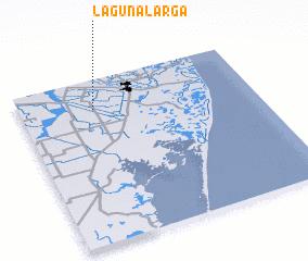 3d view of Laguna Larga