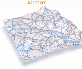 3d view of Xaltepec