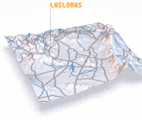 3d view of Las Lomas