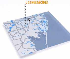 3d view of Los Huisaches