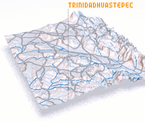 3d view of Trinidad Huastepec