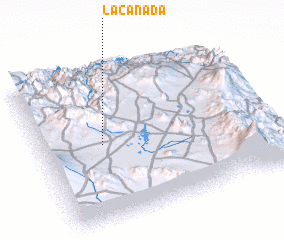 3d view of La Cañada