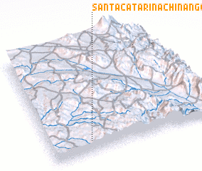 3d view of Santa Catarina Chinango