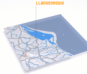 3d view of Llano Enmedio