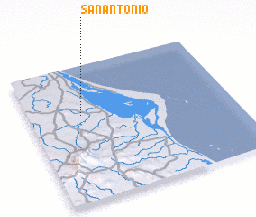 3d view of San Antonio