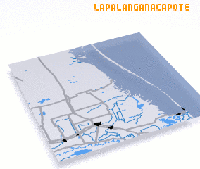 3d view of La Palangana Capote