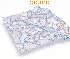 3d view of Cosoltepec