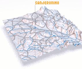 3d view of San Jerónimo