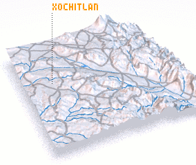 3d view of Xochitlán