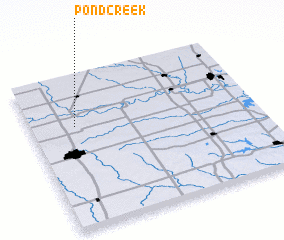 3d view of Pond Creek