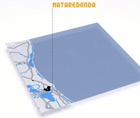 3d view of Mata Redonda