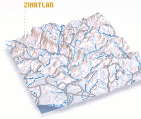 3d view of Zimatlán