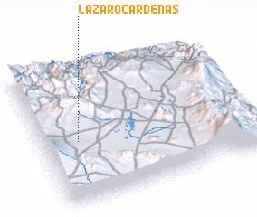 3d view of Lázaro Cárdenas