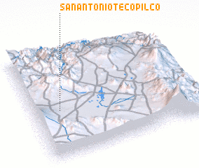 3d view of San Antonio Tecopilco