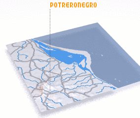 3d view of Potrero Negro