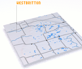 3d view of West Britton