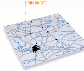 3d view of Four Points