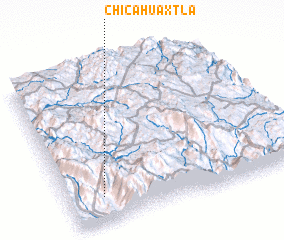 3d view of Chicahuaxtla