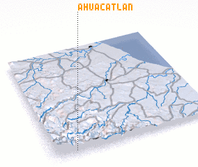 3d view of Ahuacatlán