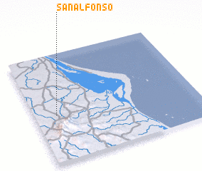 3d view of San Alfonso