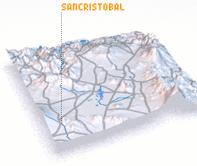 3d view of San Cristobal