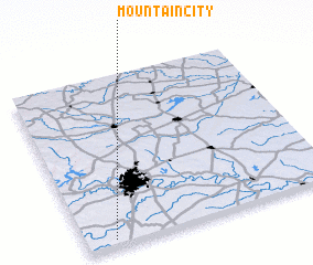 3d view of Mountain City