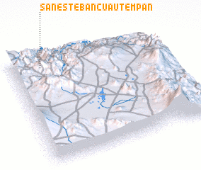 3d view of San Esteban Cuautempan