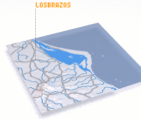 3d view of Los Brazos