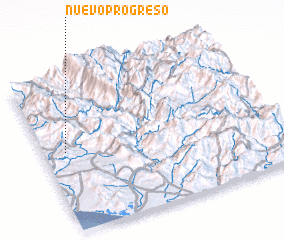 3d view of Nuevo Progreso