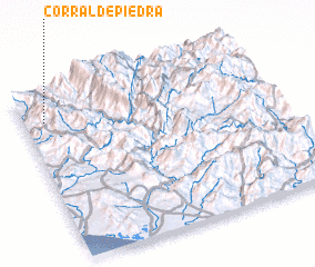 3d view of Corral de Piedra