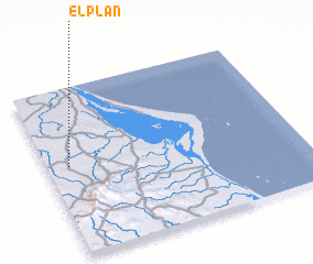 3d view of El Plan