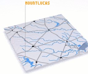 3d view of Mount Lucas