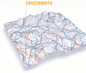 3d view of Cruz Chiquita