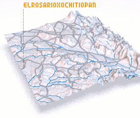 3d view of El Rosario Xochitiopan