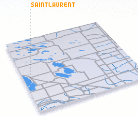 3d view of Saint-Laurent